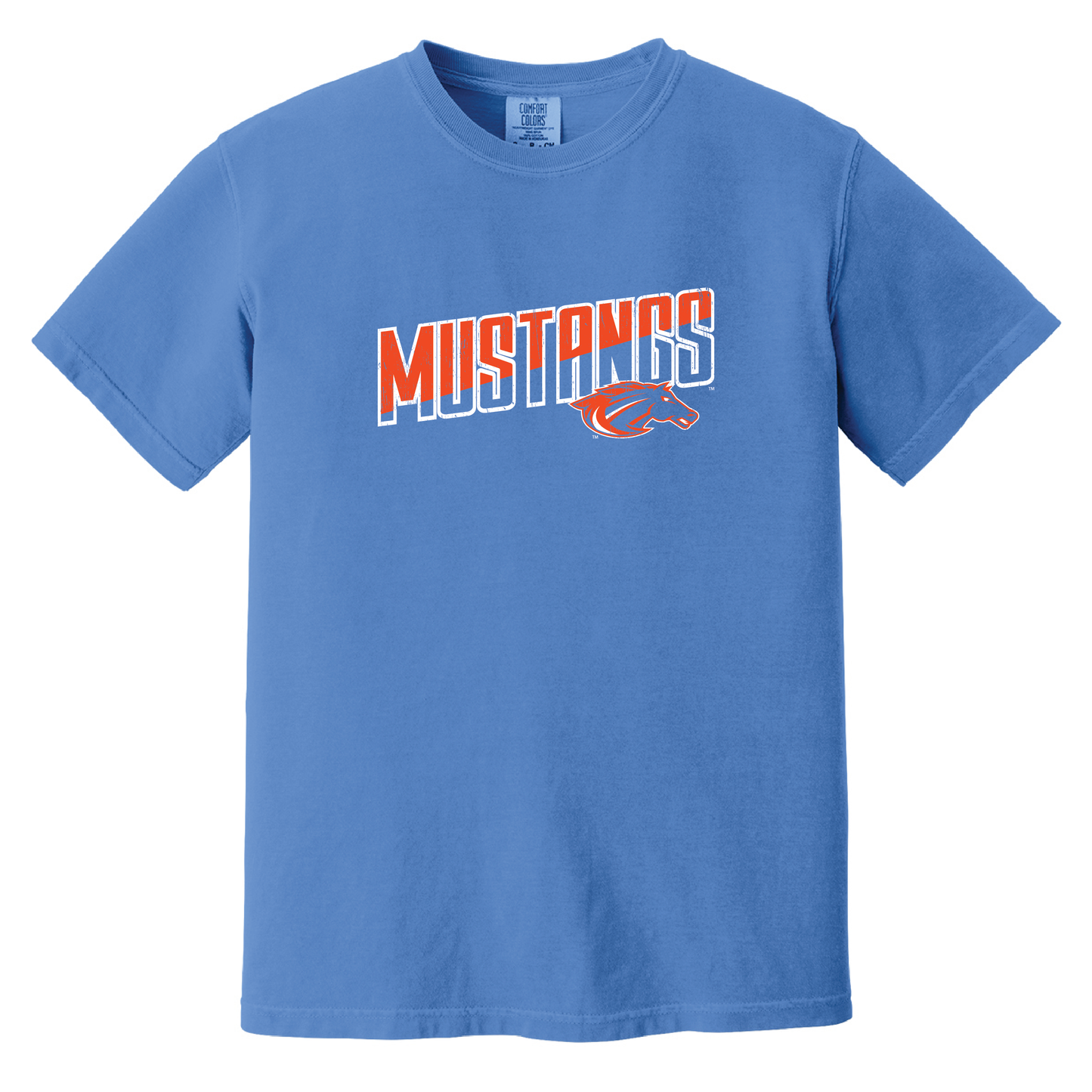 Mustangs Comfort Colors® Heavyweight Ring Spun Tee (1717)