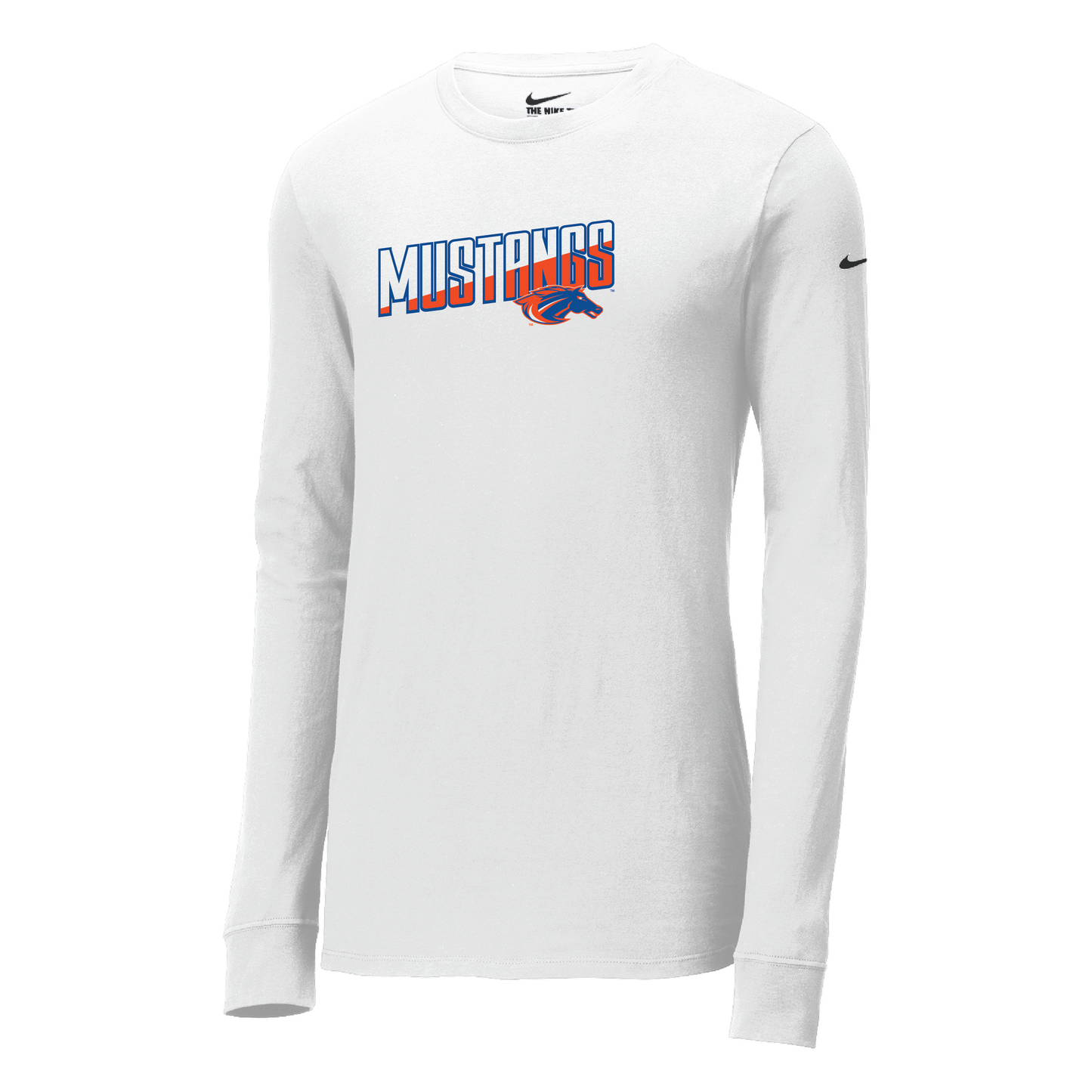 Mustangs Nike Dri-FIT Cotton/Poly Long Sleeve Tee (NKBQ5230)