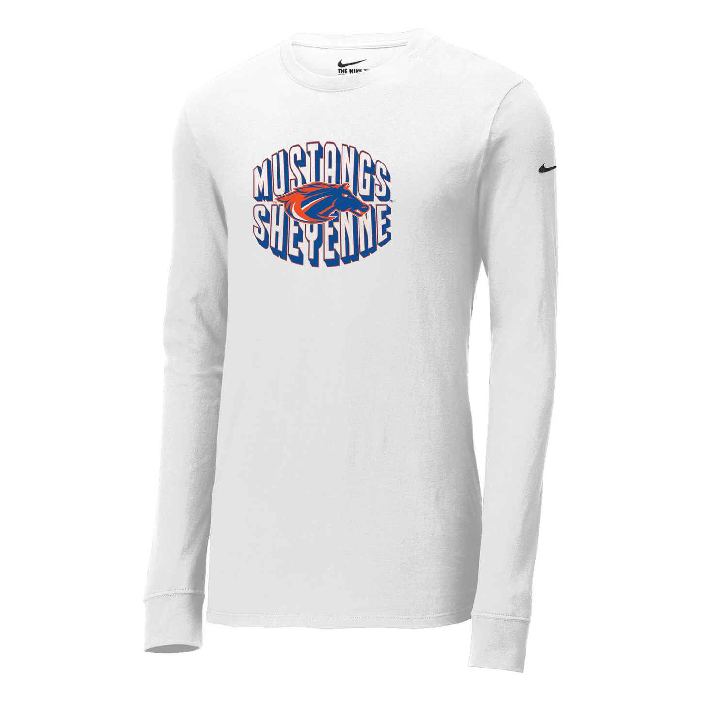 Mustangs Nike Dri-FIT Cotton/Poly Long Sleeve Tee (NKBQ5230)
