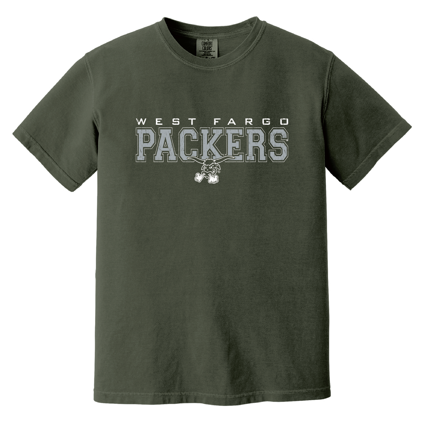 Packers Comfort Colors® Heavyweight Ring Spun Tee (1717)