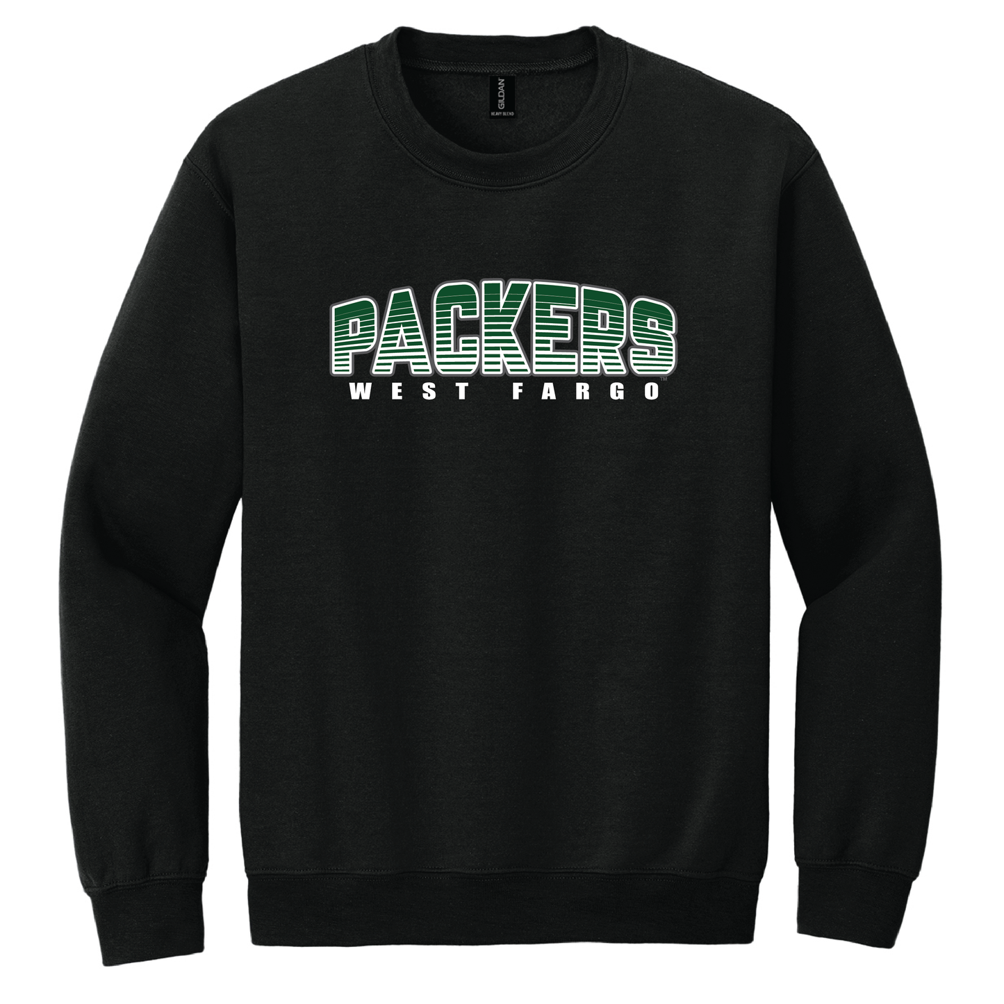 Packers Gildan® Heavy Blend™ Crewneck Sweatshirt (18000)