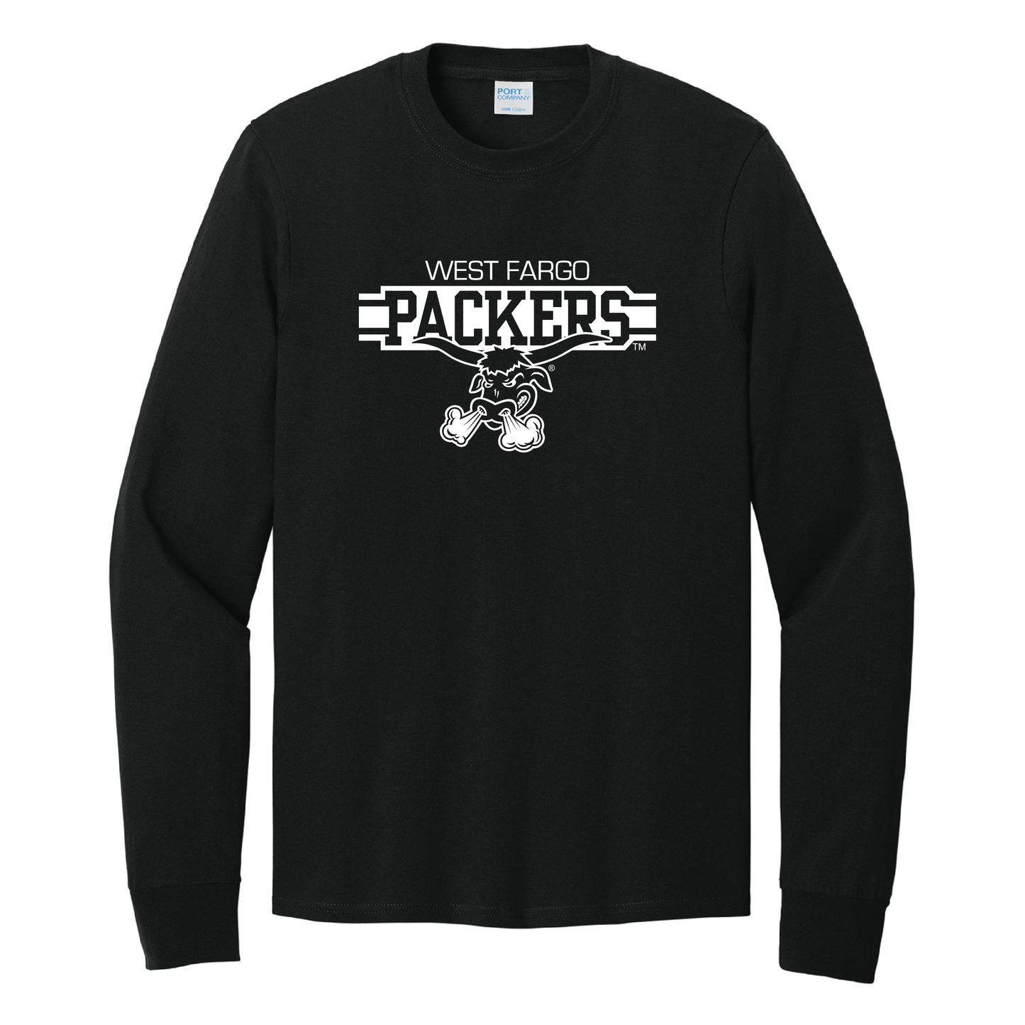 Packers Port & Co™ Long Sleeve Core Cotton Tee (PC54LS)