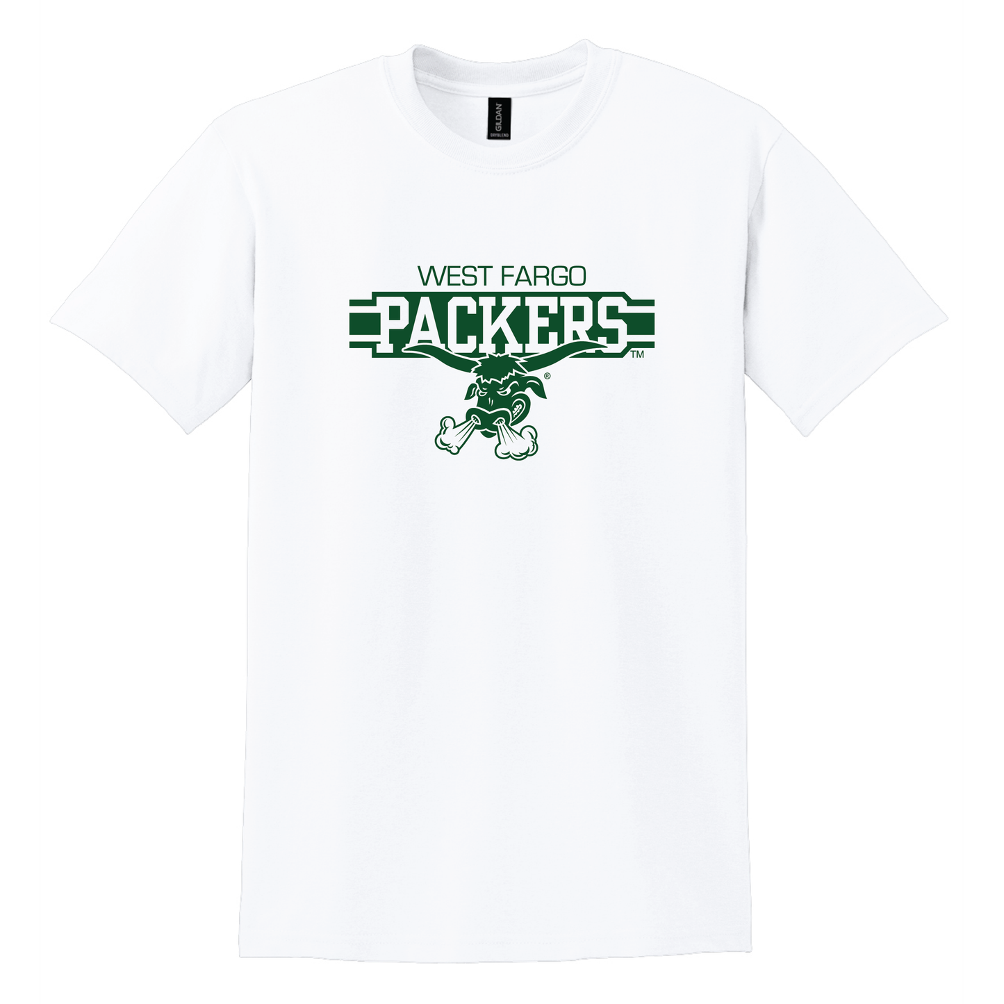 Packers Gildan® DryBlend® 50 Cotton/50 Poly T-Shirt (8000)