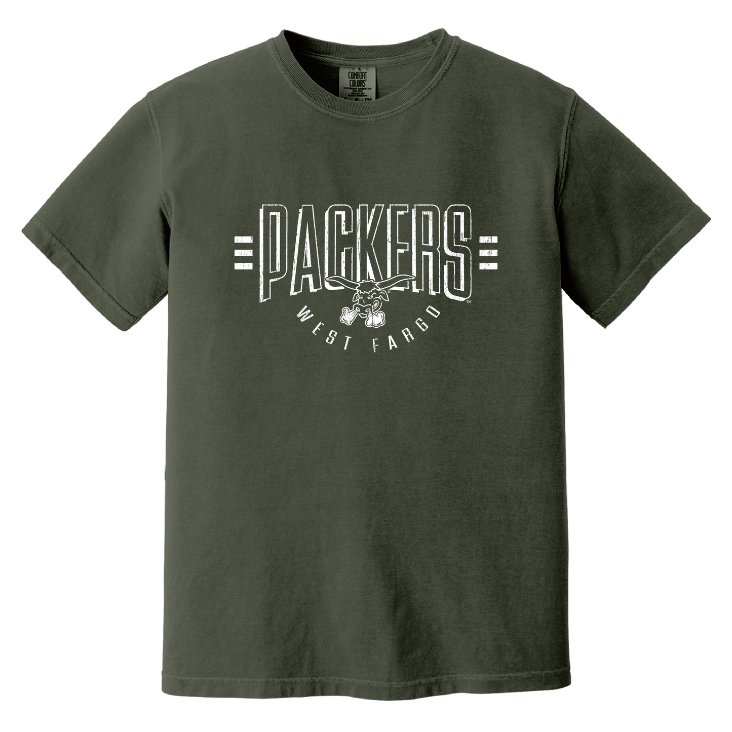 Packers Comfort Colors® Heavyweight Ring Spun Tee (1717)