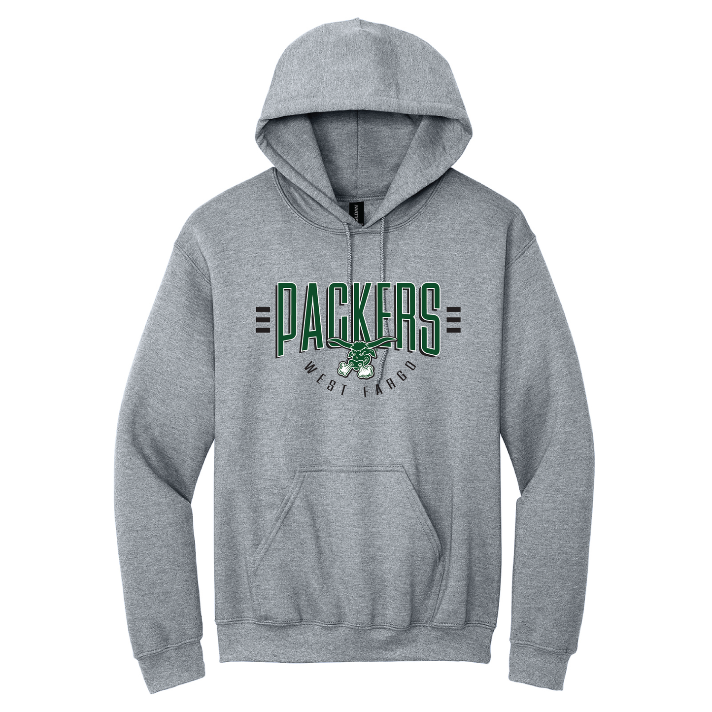Packers Gildan® Heavy Blend™ Hooded Sweatshirt (18500)