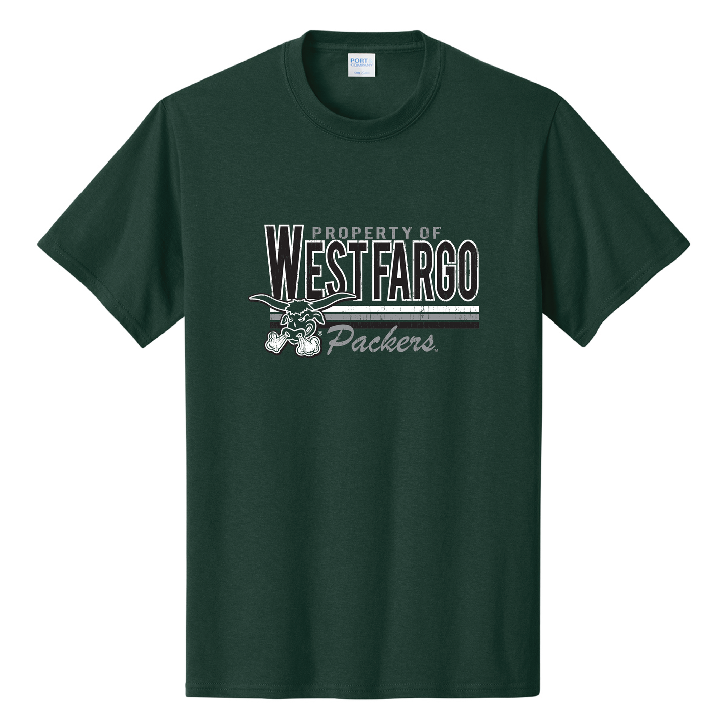 Packers Port & Co™ Core Cotton Tee (PC54)