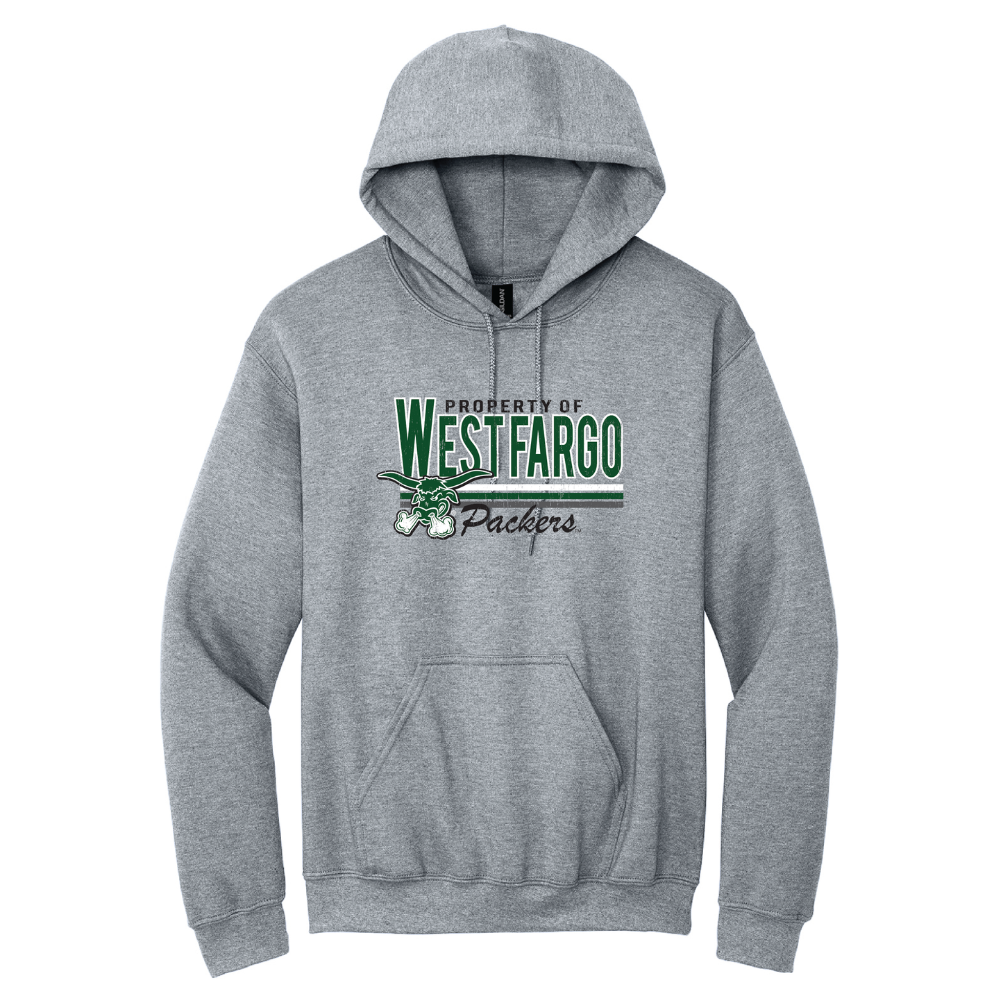 Packers Gildan® Heavy Blend™ Hooded Sweatshirt (18500)