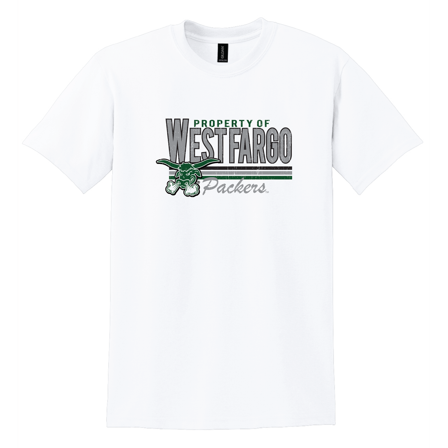Packers Gildan® DryBlend® 50 Cotton/50 Poly T-Shirt (8000)