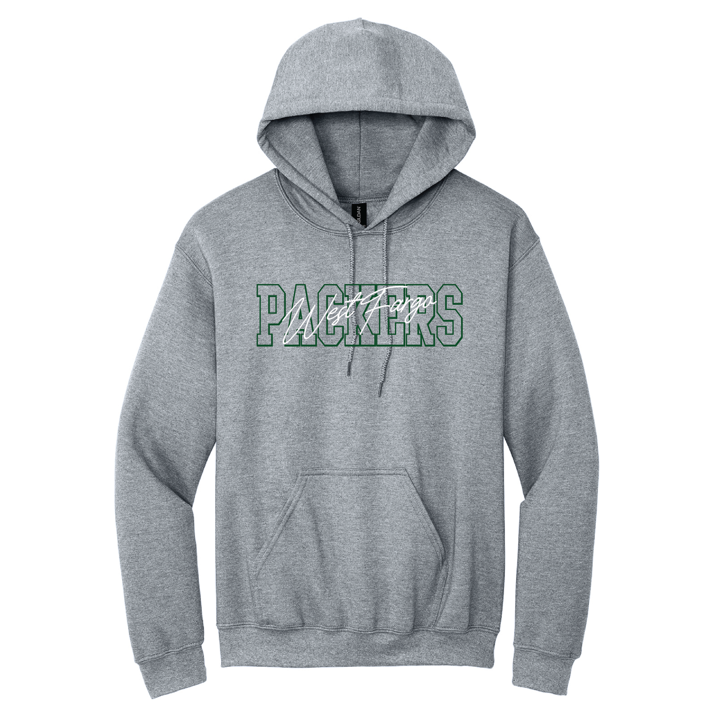 Packers Gildan® Heavy Blend™ Hooded Sweatshirt (18500)