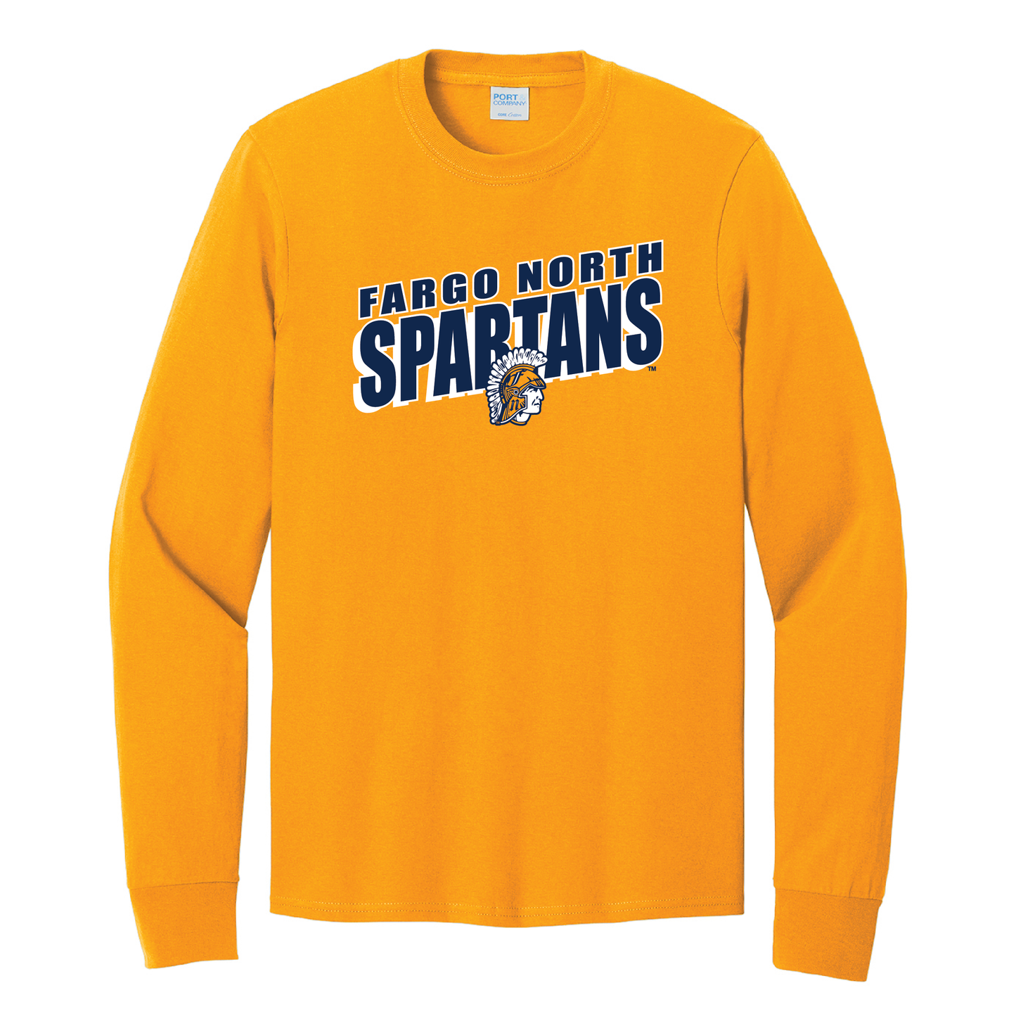 Spartans Port & Co™ Long Sleeve Core Cotton Tee (PC54LS)