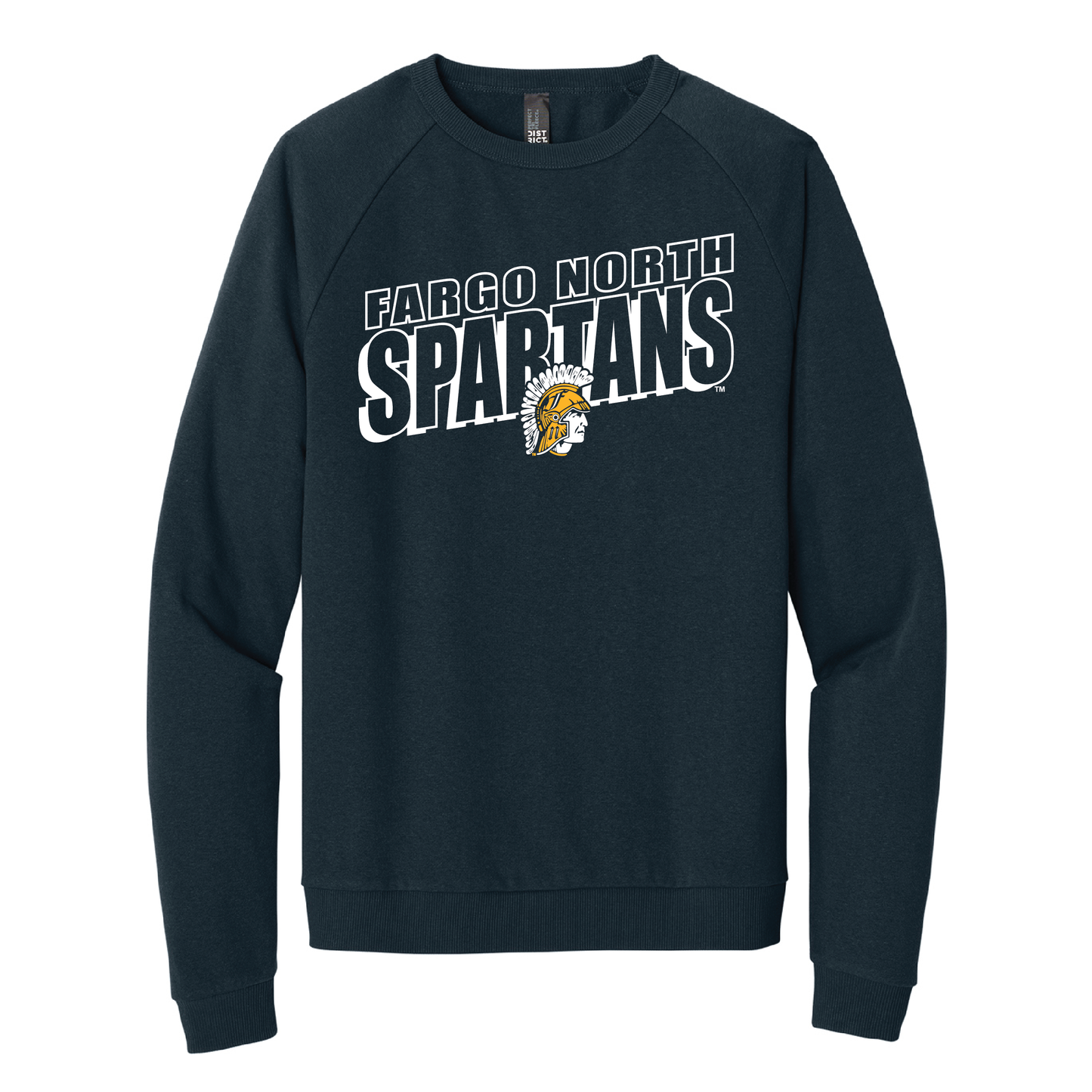 Spartans District® Perfect Tri® Fleece Crewneck Sweatshirt (DT1304)