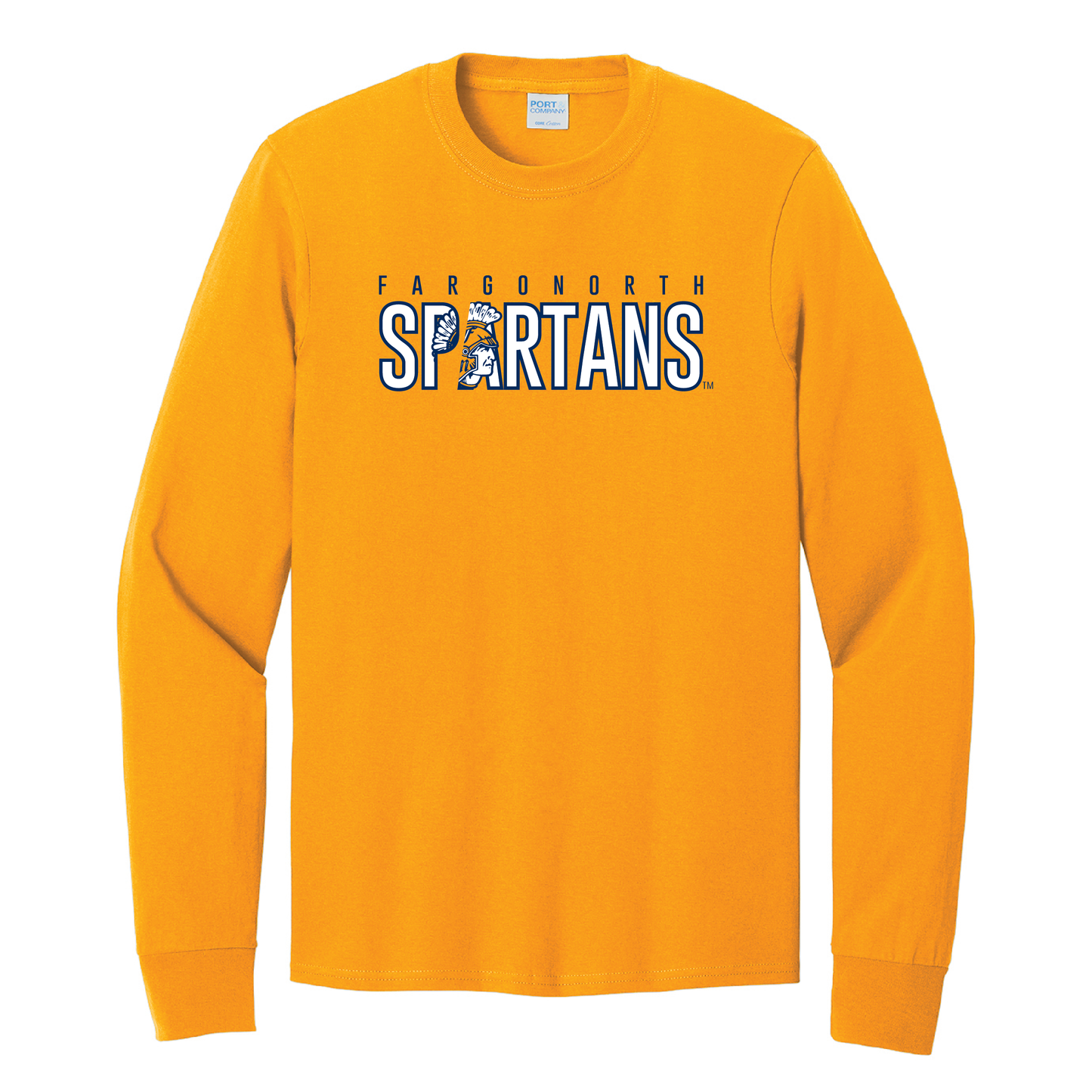 Spartans Port & Co™ Long Sleeve Core Cotton Tee (PC54LS)