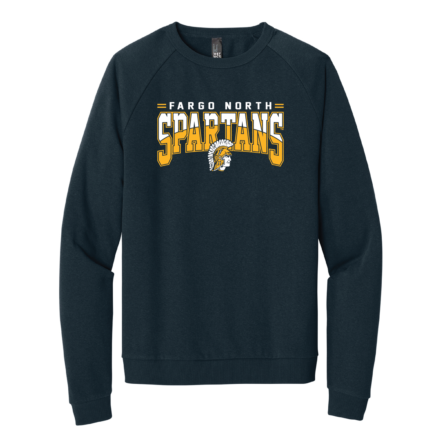 Spartans District® Perfect Tri® Fleece Crewneck Sweatshirt (DT1304)