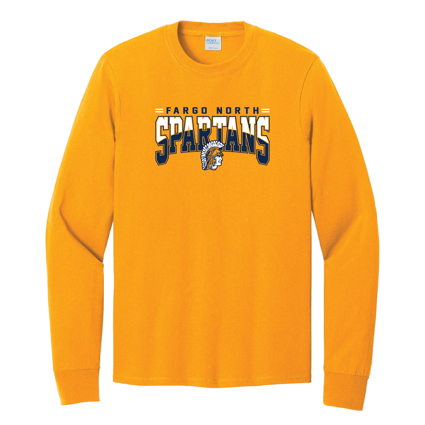 Spartans Port & Co™ Long Sleeve Core Cotton Tee (PC54LS)