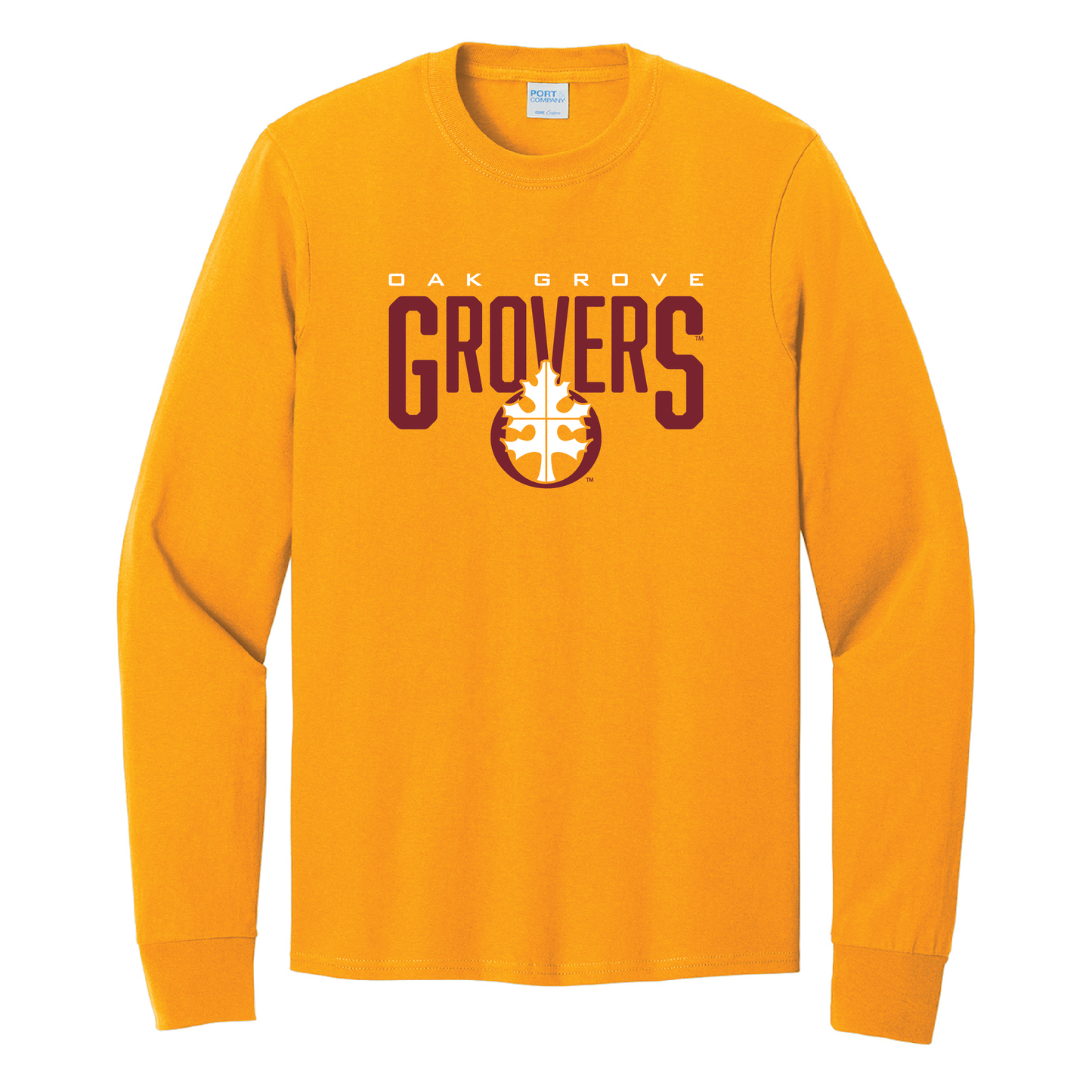 Oak Grove Port & Co™ Long Sleeve Core Cotton Tee (PC54LS)