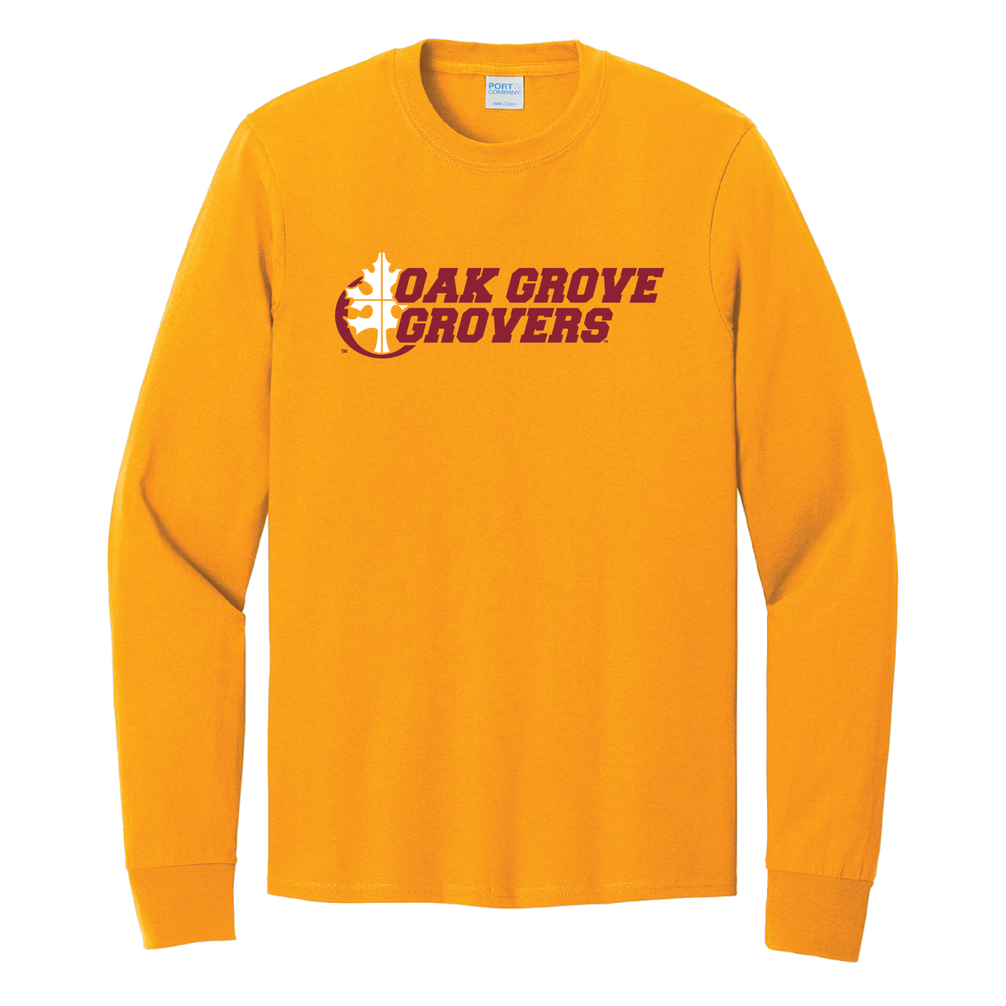 Oak Grove Port & Co™ Long Sleeve Core Cotton Tee (PC54LS)