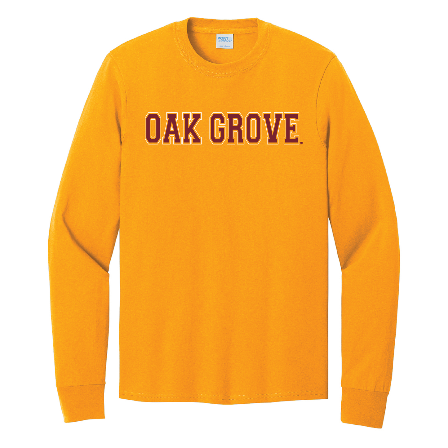 Oak Grove Port & Co™ Long Sleeve Core Cotton Tee (PC54LS)