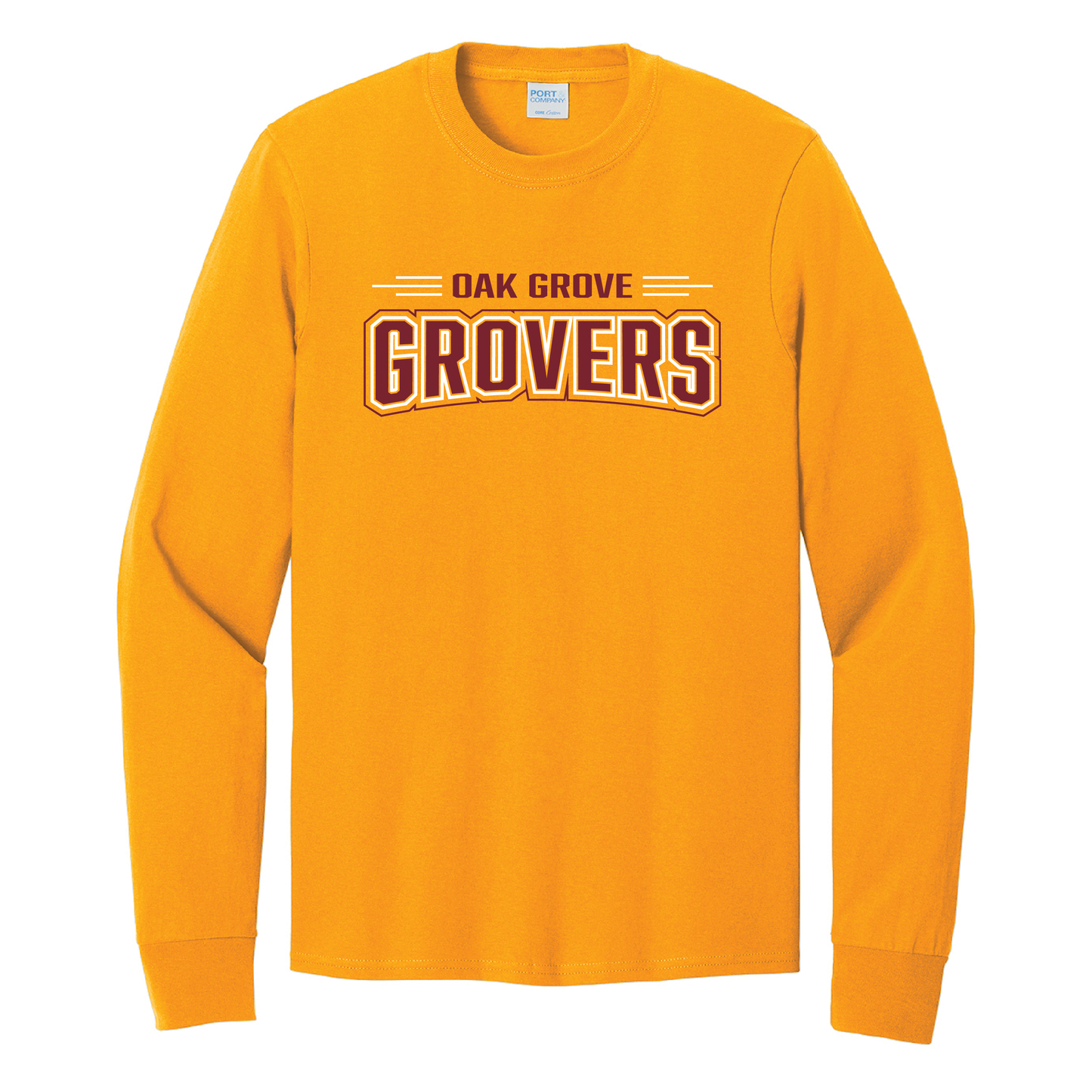 Oak Grove Port & Co™ Long Sleeve Core Cotton Tee (PC54LS)
