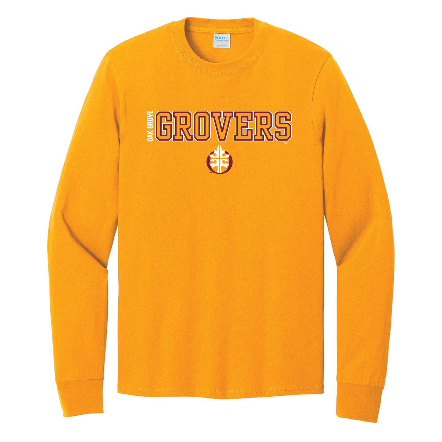 Oak Grove Port & Co™ Long Sleeve Core Cotton Tee (PC54LS)