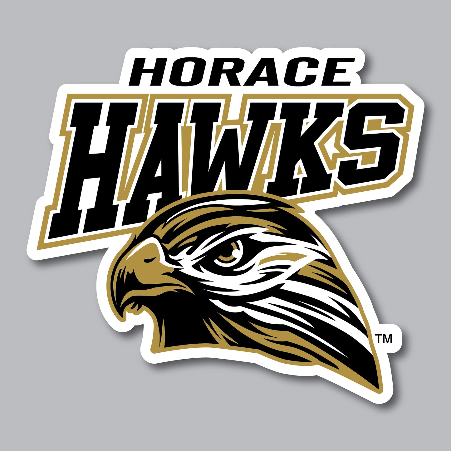 HAWKS CAR WINDOW STICKER 1024