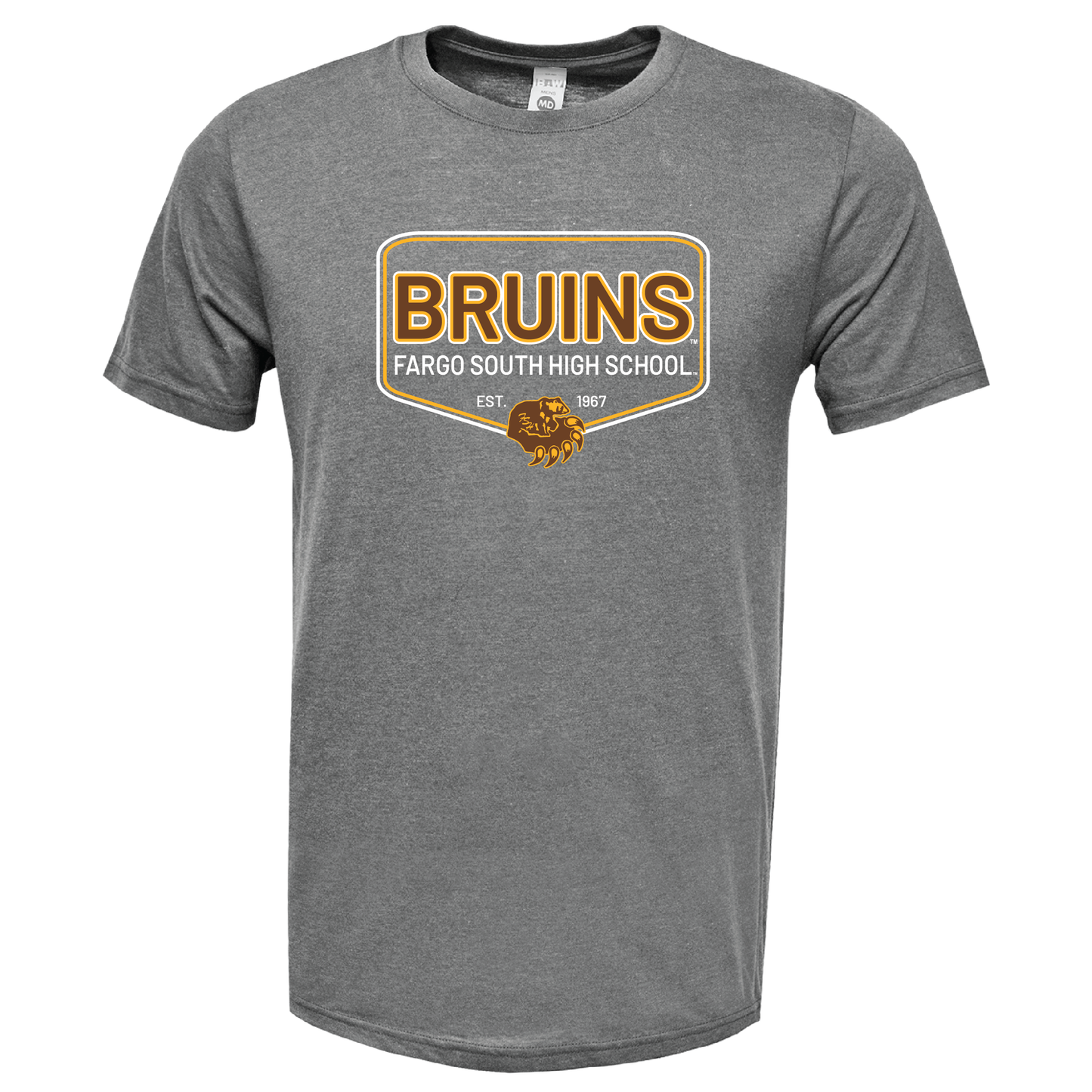 Bruins SS Sport Grey BAW Tee