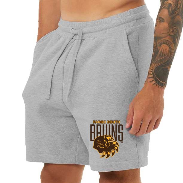 Bruins Grey Cotton Shorts