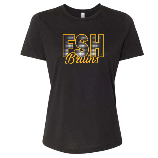 Bruins Ladies Bella + Canvas Dot SS