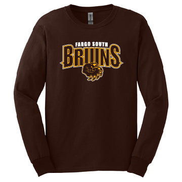 Bruins Academy Brown Gildan L/S T-shirt 1023