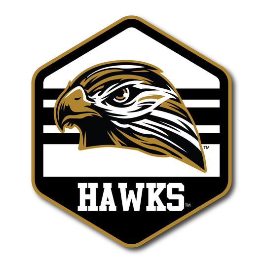 HAWKS BADGE STICKER 1224