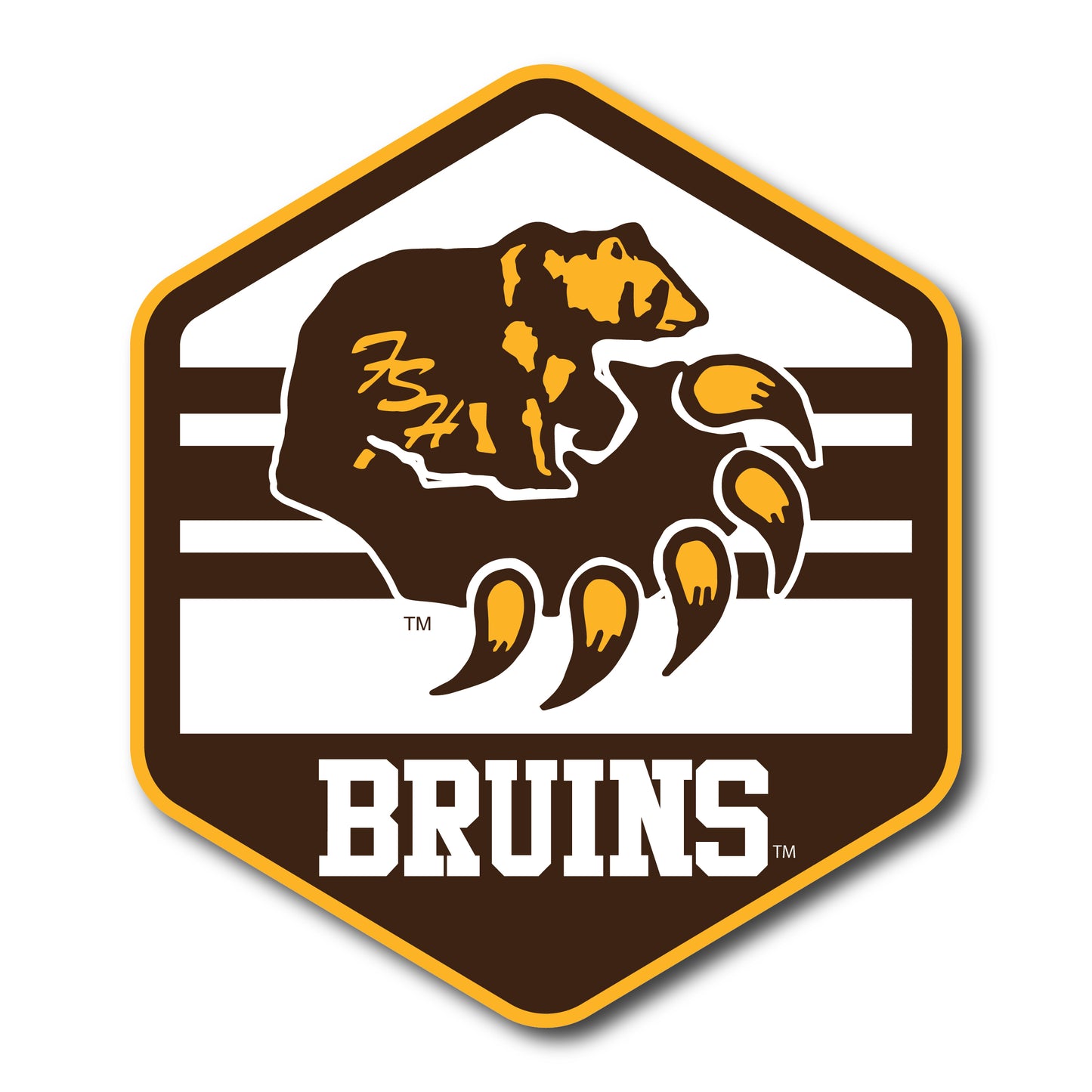 BRUINS BADGE STICKER 1224