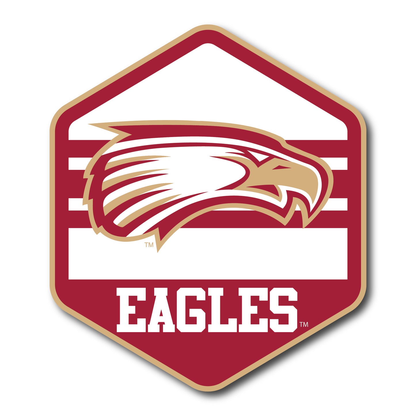 EAGLES BADGE STICKER 1224