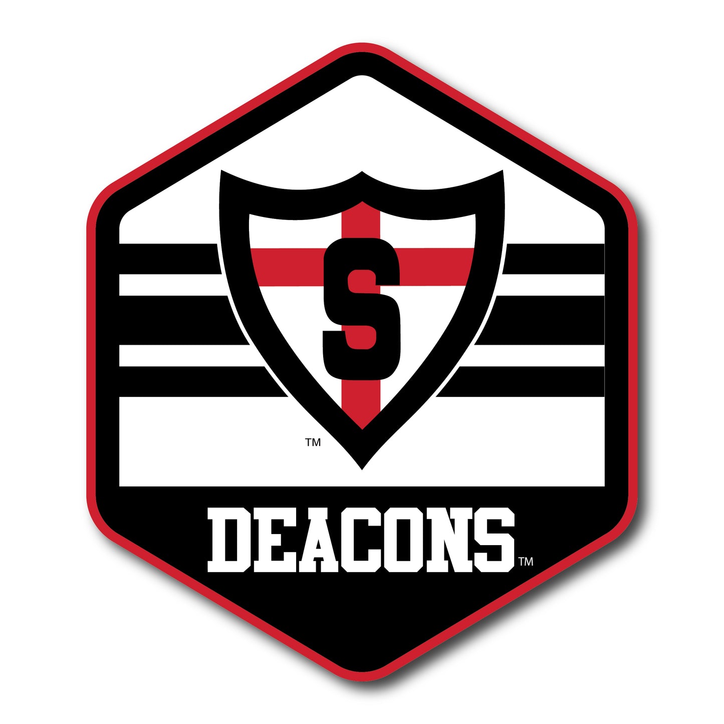 DEACONS BADGE STICKER 1224