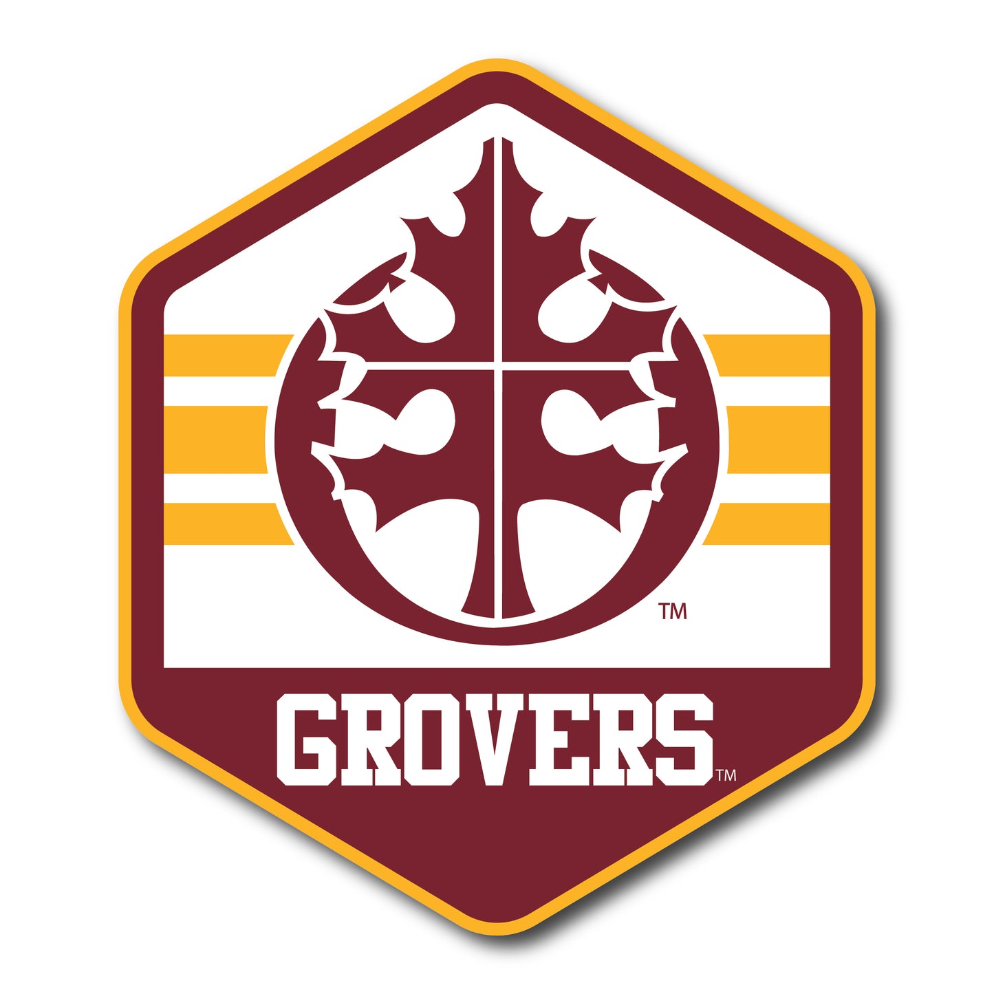 GROVERS BADGE STICKER 1224