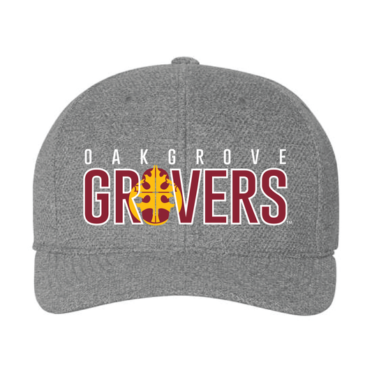 Grovers Trabis Grey Melange FLEXFIT Cap 0324