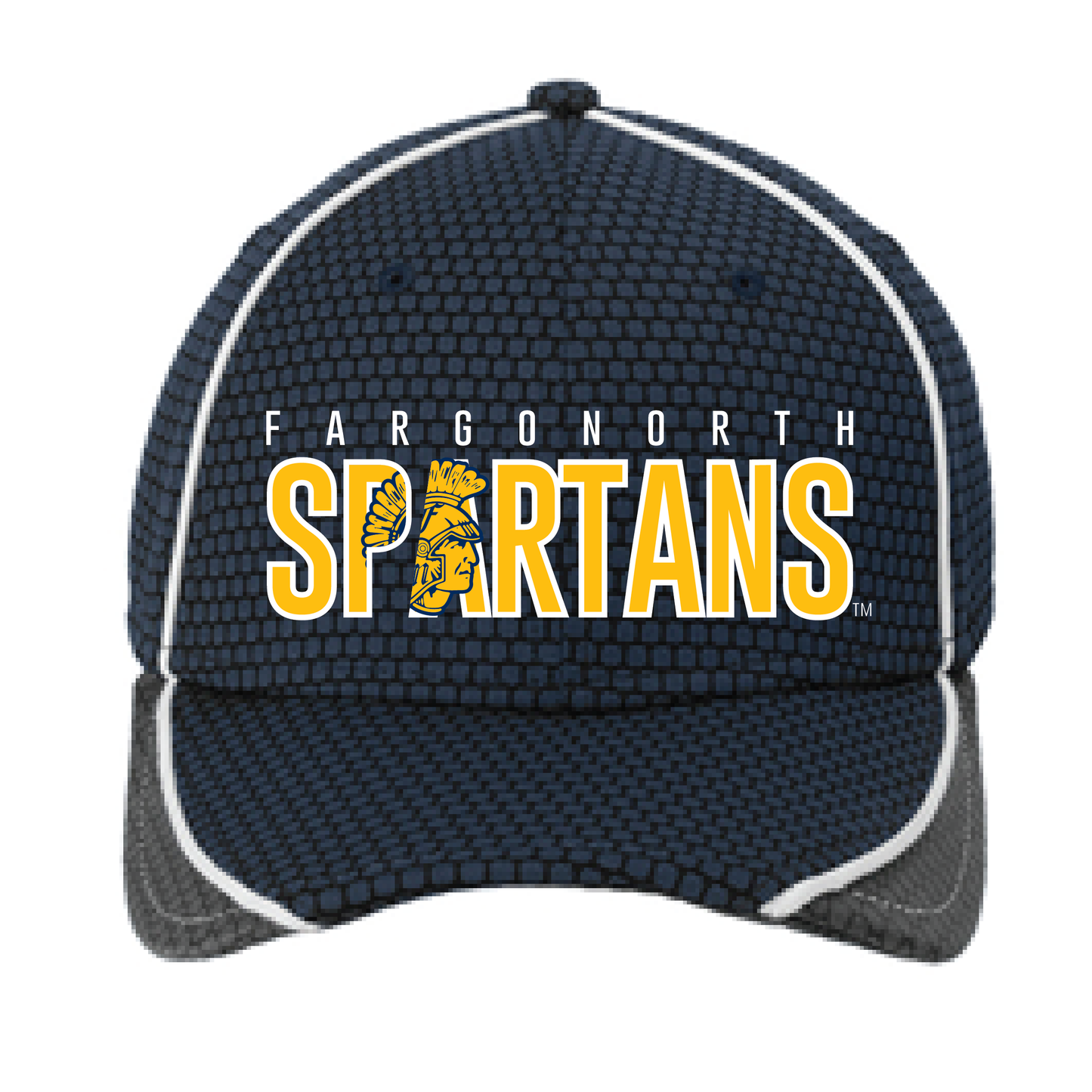 Spartans Trabis Dp Nvy/Graph Wht New Era Hex Mesh Cap 0324