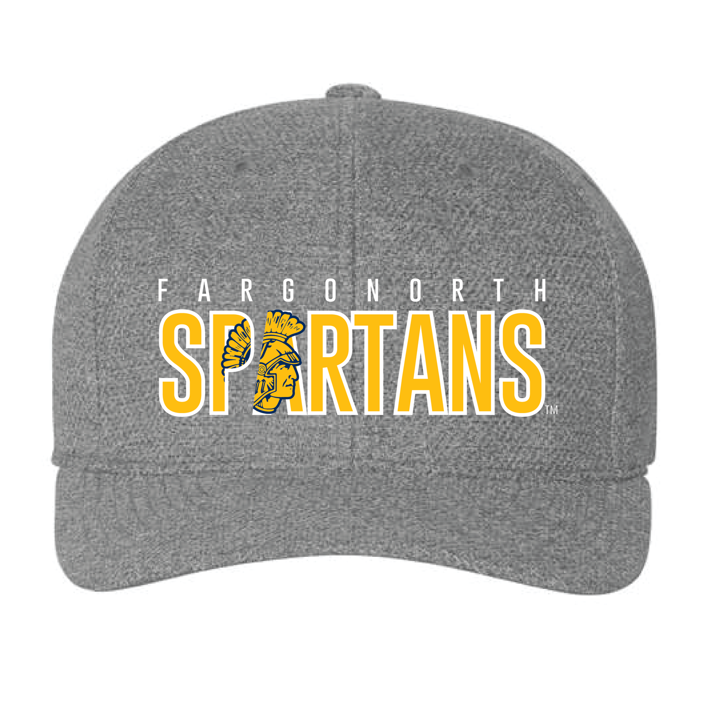 Spartans Trabis Grey Melange Flexfit Cap 0324