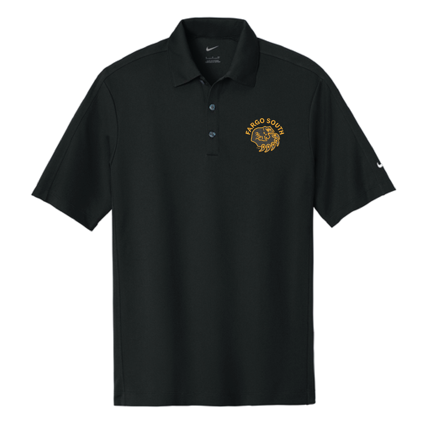 Bruins Black Nike Tech Sport Dri-FIT Polo (266998)