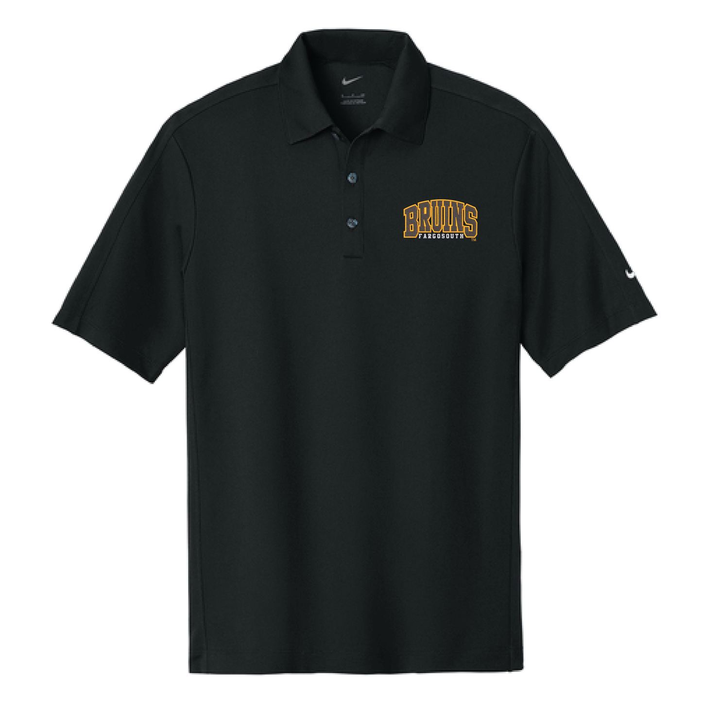 Bruins Black Nike Tech Sport Dri-FIT Polo (266998)