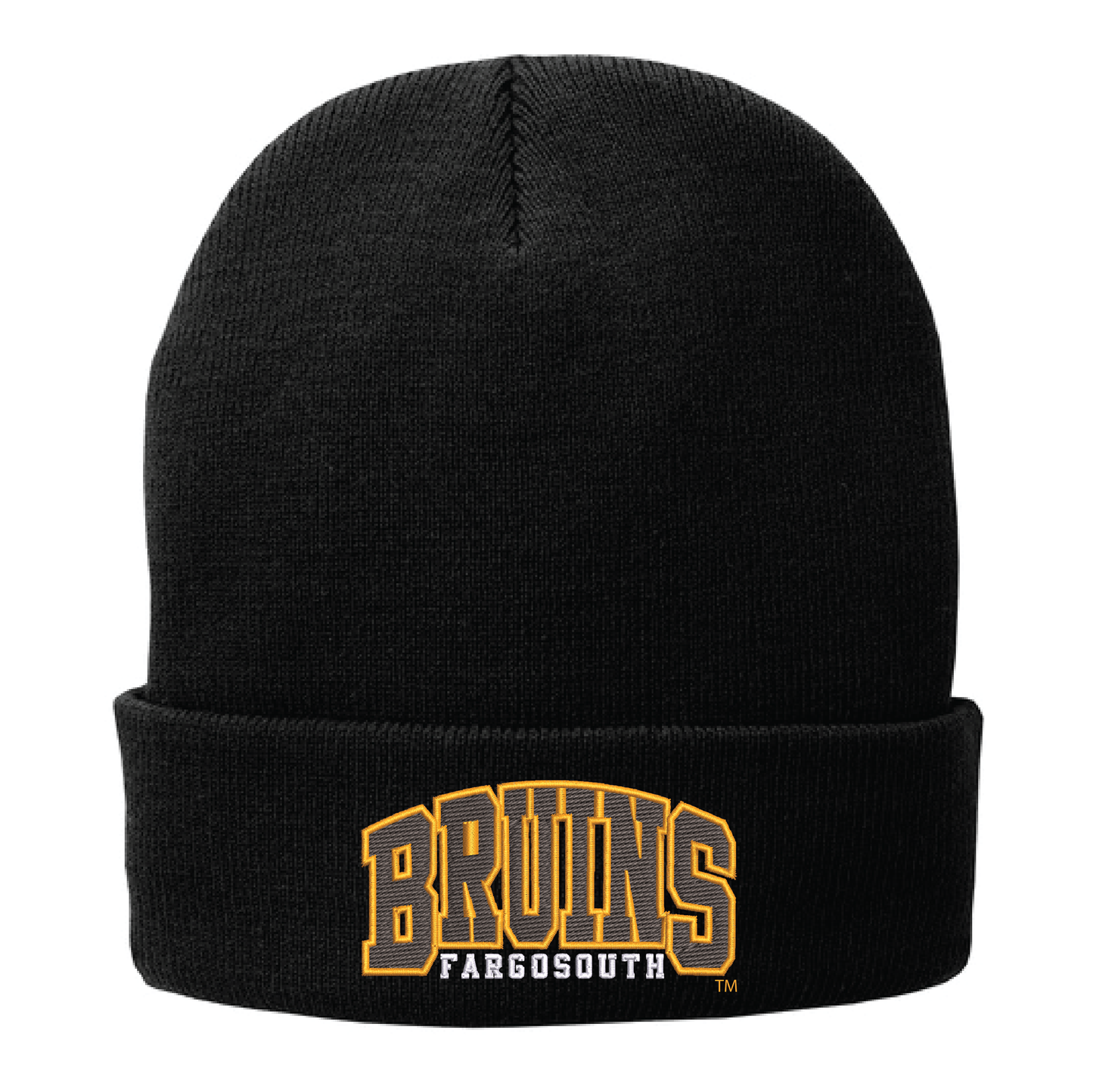 Bruins Black Port Authority® Fleece-Lined Knit Cap (CP90L)