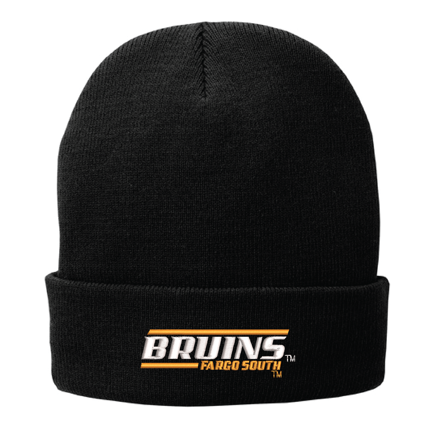 Bruins Black Port Authority® Fleece-Lined Knit Cap (CP90L)