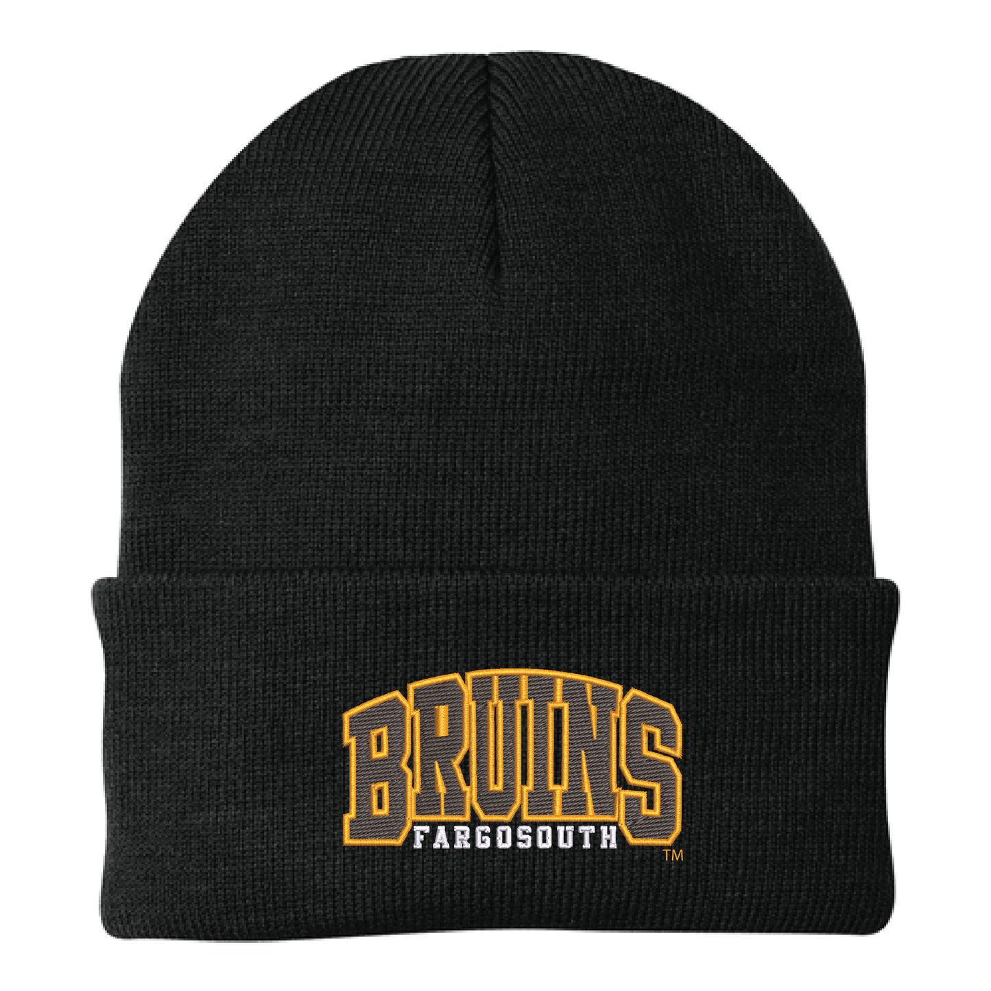Bruins Black Port Authority® Knit Cap (CP90)