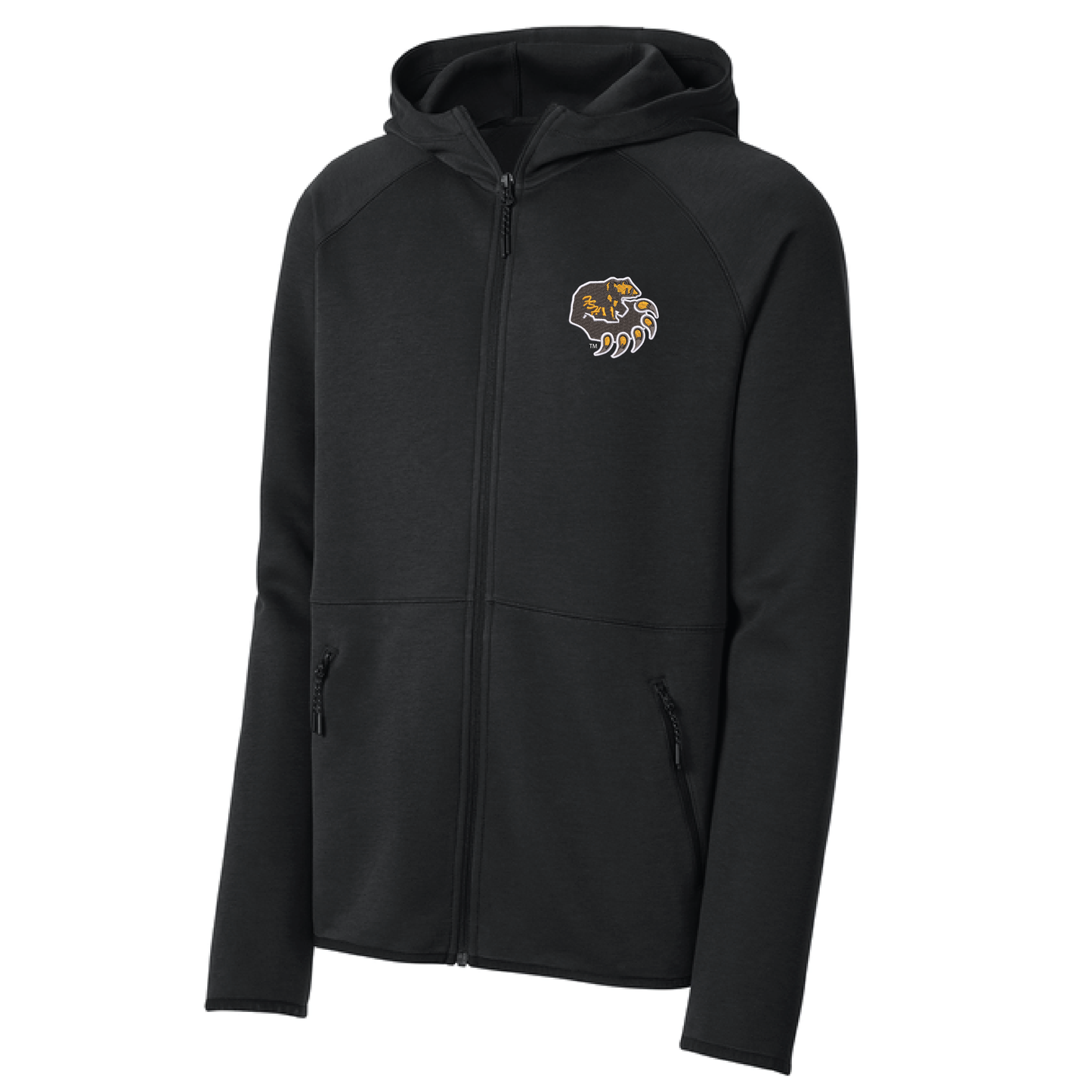 Bruins Black Sport-Tek® Phenom Full-Zip Hoodie (ST840)