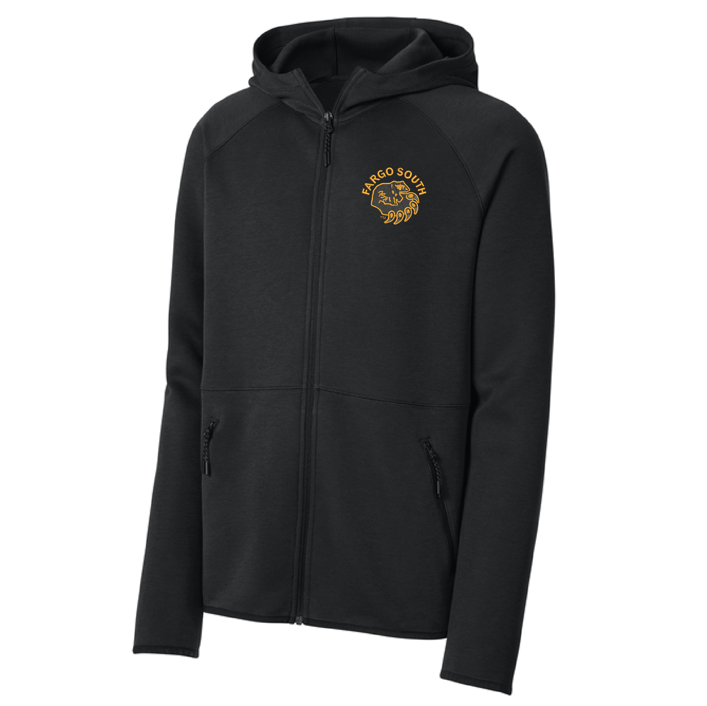 Bruins Black Sport-Tek® Phenom Full-Zip Hoodie (ST840)