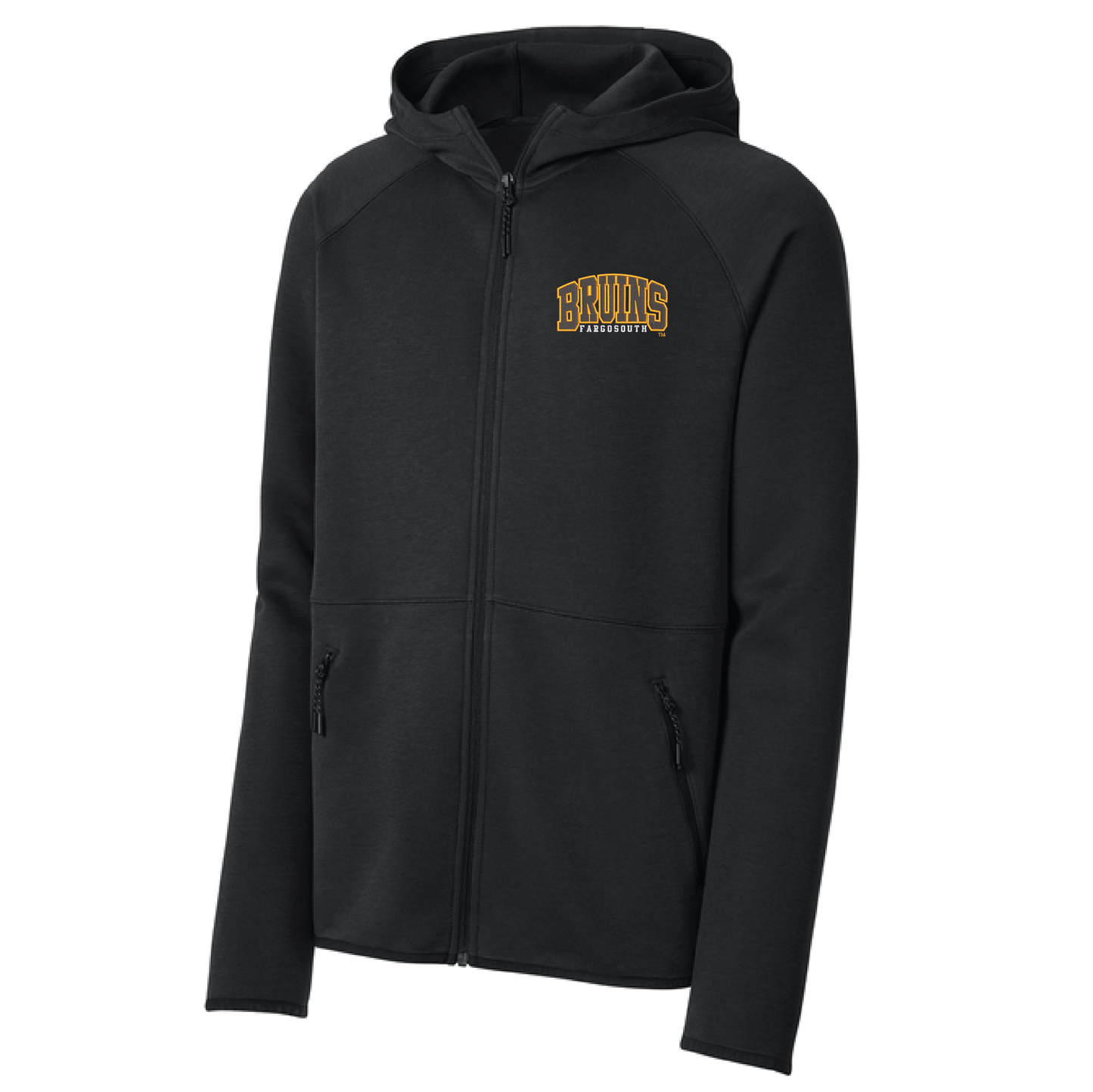 Bruins Black Sport-Tek® Phenom Full-Zip Hoodie (ST840)