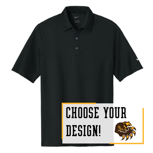 Bruins Black Nike Tech Sport Dri-FIT Polo (266998)