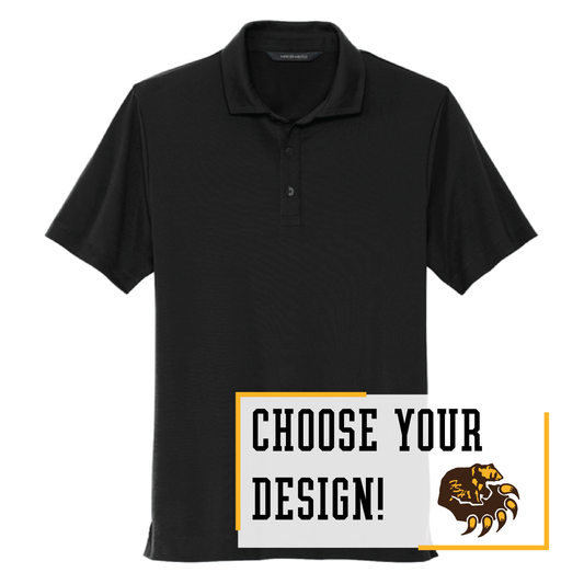 Bruins Black Mercer+Mettle® Stretch Jersey Polo (MM1014)