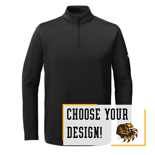 Bruins Black The North Face® Ambition 1/4-Zip (NF0A8ENR)