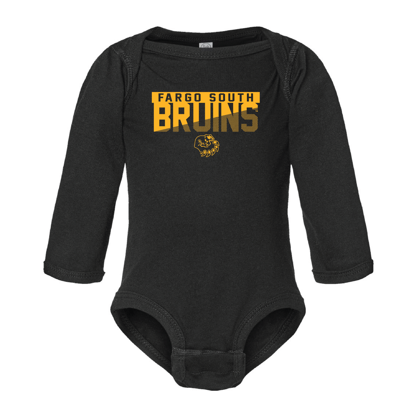 Bruins Rabbit Skins™ Infant Long Sleeve Jersey Bodysuit (4421)