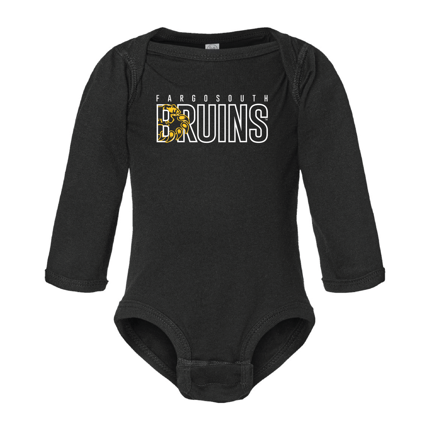 Bruins Rabbit Skins™ Infant Long Sleeve Jersey Bodysuit (4421)