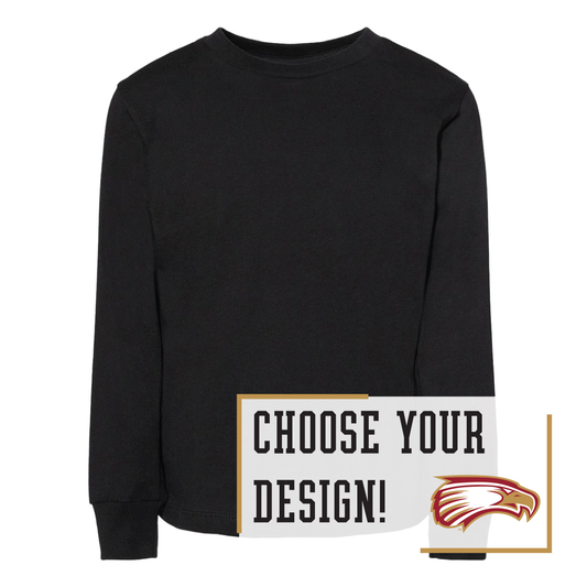 Eagles BELLA+CANVAS® Toddler Long Sleeve Tee (3501T)